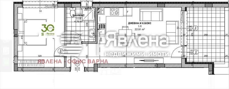 À vendre  1 chambre Varna , m-t Ptchelina , 71 m² | 72962002 - image [3]