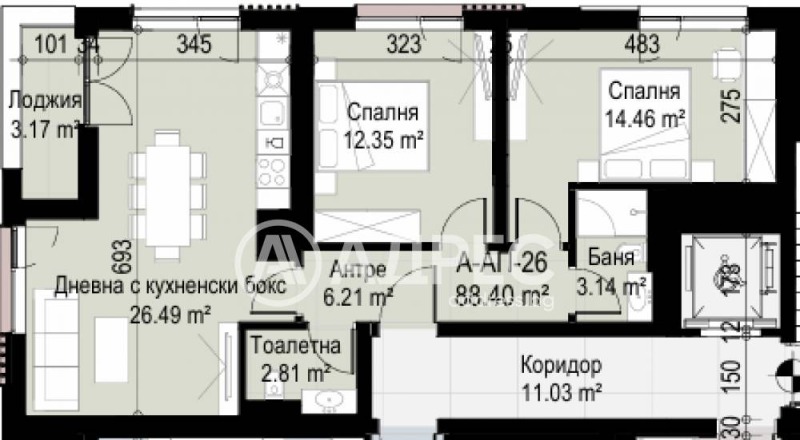 Продава  2 slaapkamers Sofia , Levski V , 104 кв.м | 63193406 - изображение [4]