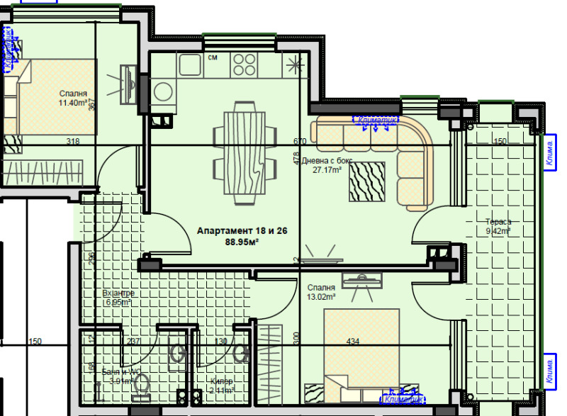 For Sale  2 bedroom Stara Zagora , Zheleznik - tsentar , 108 sq.m | 84507070 - image [2]