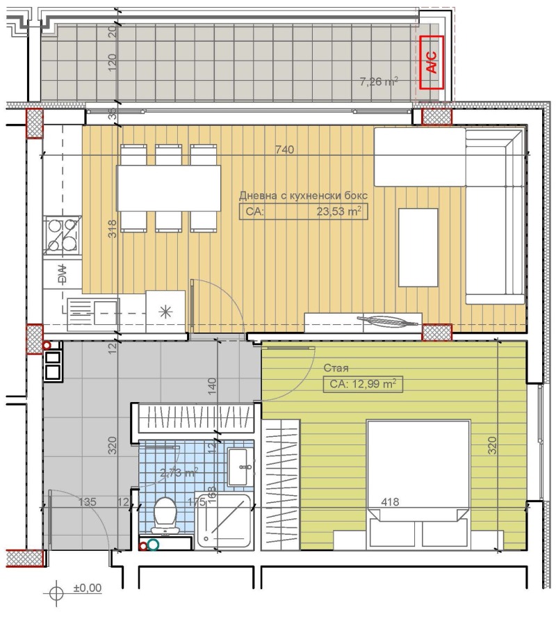 Продава 2-СТАЕН в град София, м-т Гърдова глава - 75 кв.м / 167 416 € » 327 437.24 лв., ЕКСТРА ХОУМС