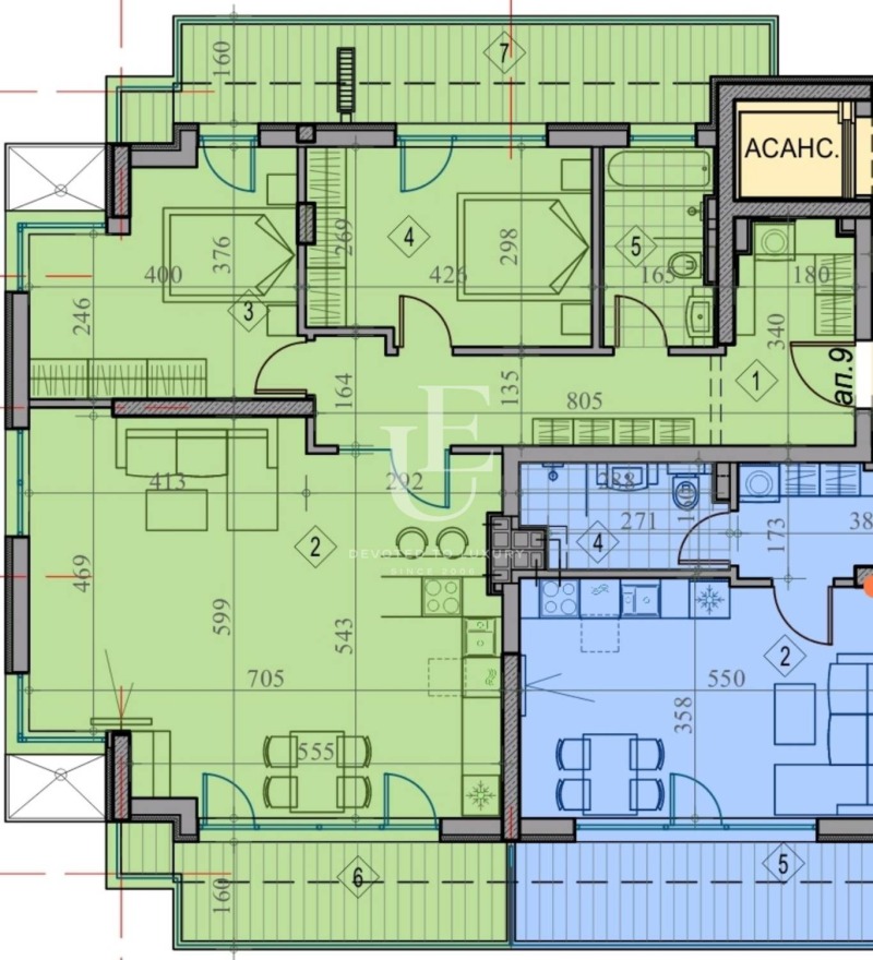 Продава  3-стаен град София , Кръстова вада , 123 кв.м | 97601974 - изображение [4]