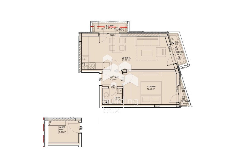 Продава 2-СТАЕН, гр. Варна, Изгрев, снимка 4 - Aпартаменти - 48417282