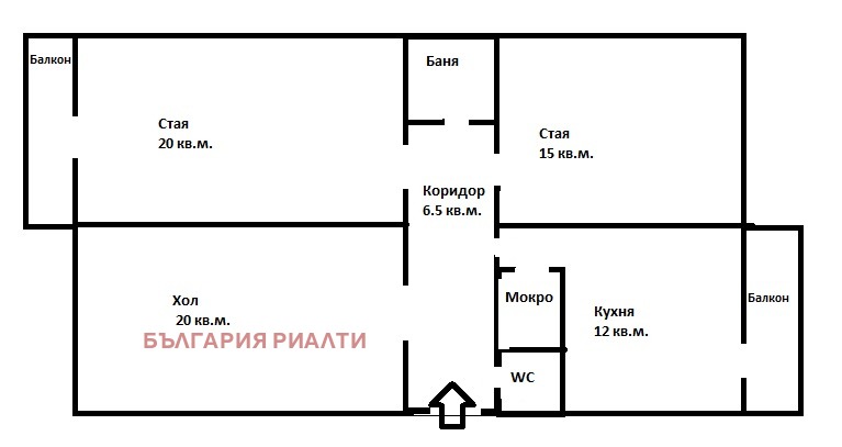 Продава 3-СТАЕН, гр. София, Красна поляна 3, снимка 2 - Апартаменти - 55884796