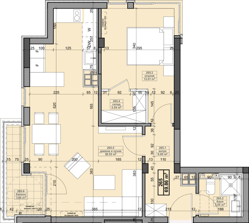 Na prodej  1 ložnice Sofia , Ljulin 5 , 79 m2 | 39863432 - obraz [11]