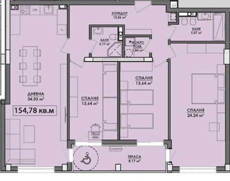 En venta  3+ dormitorios Burgas , Slaveykov , 154 metros cuadrados | 34465501 - imagen [6]