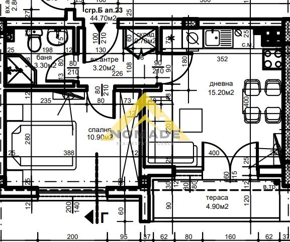 Продава 2-СТАЕН, гр. Пловдив, Христо Смирненски, снимка 6 - Aпартаменти - 49374705