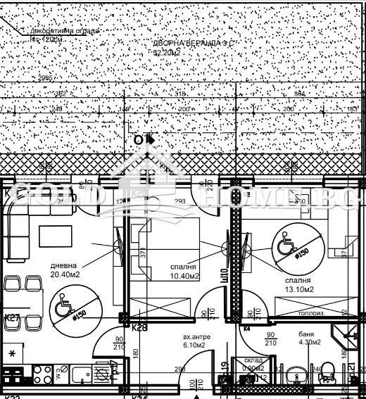 In vendita  2 camere da letto Plovdiv , Ostromila , 126 mq | 50330788 - Immagine [2]