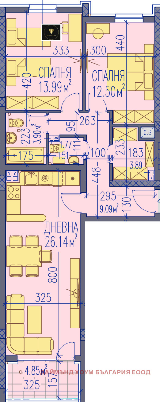 Продава 3-СТАЕН, гр. Пловдив, Тракия, снимка 2 - Aпартаменти - 49571680