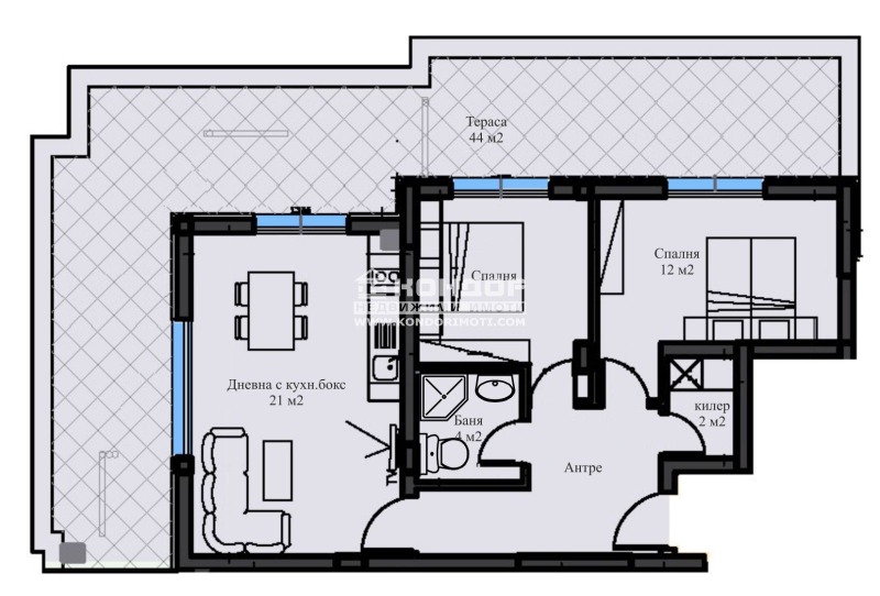 Na prodej  2 ložnice Plovdiv , Ostromila , 127 m2 | 48624975 - obraz [2]