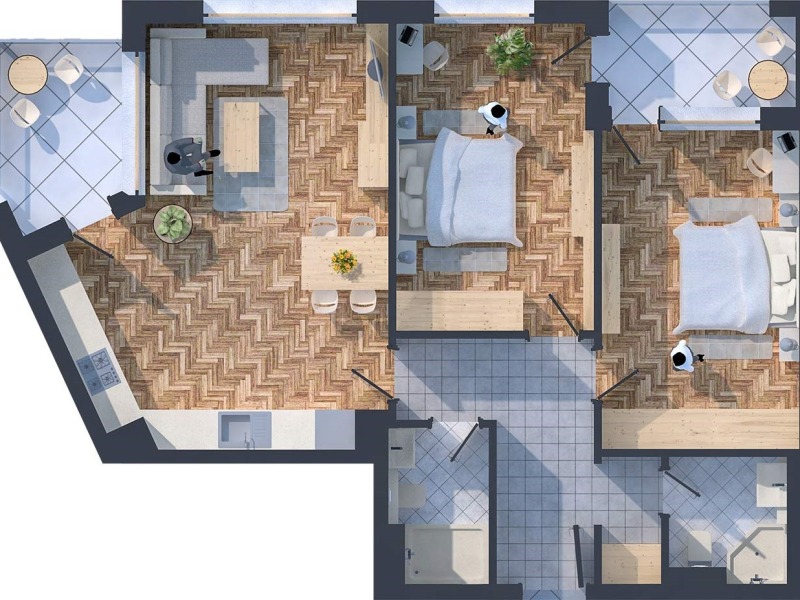 Te koop  2 slaapkamers Sofia , Druzjba 2 , 111 m² | 16651837 - afbeelding [6]