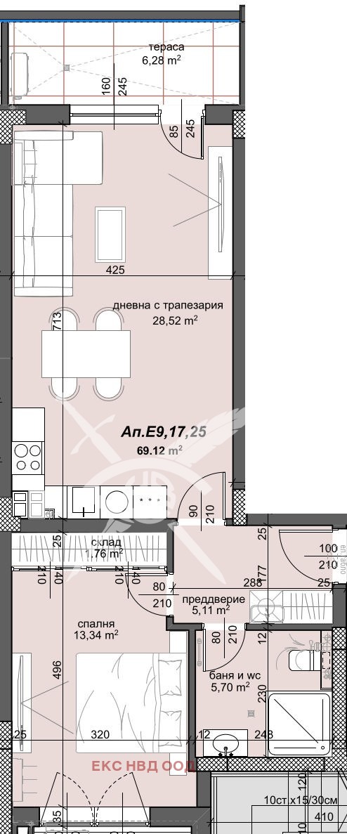 Продава 2-СТАЕН, гр. Пловдив, Тракия, снимка 1 - Aпартаменти - 47437350