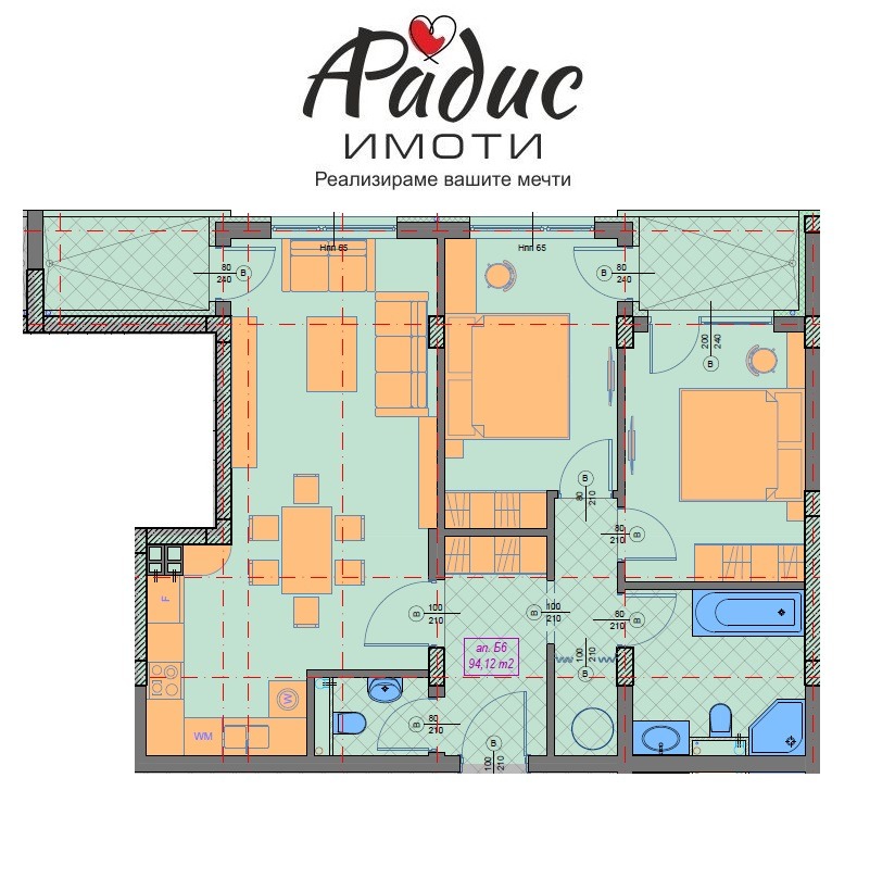 Продава 3-СТАЕН, гр. София, Манастирски ливади, снимка 2 - Апартаменти - 55786005