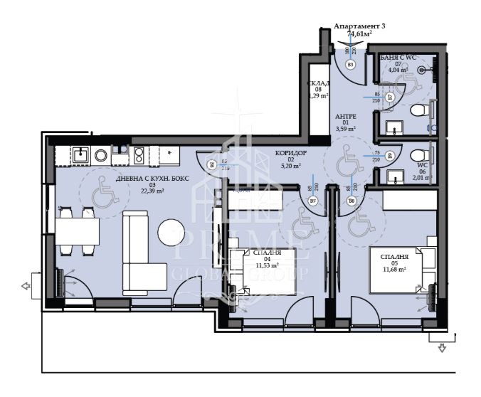 Продава 3-СТАЕН, гр. Созопол, област Бургас, снимка 7 - Апартаменти - 55389064