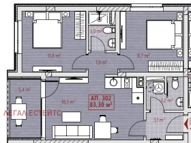 1 camera da letto Nesebar, regione Burgas 4