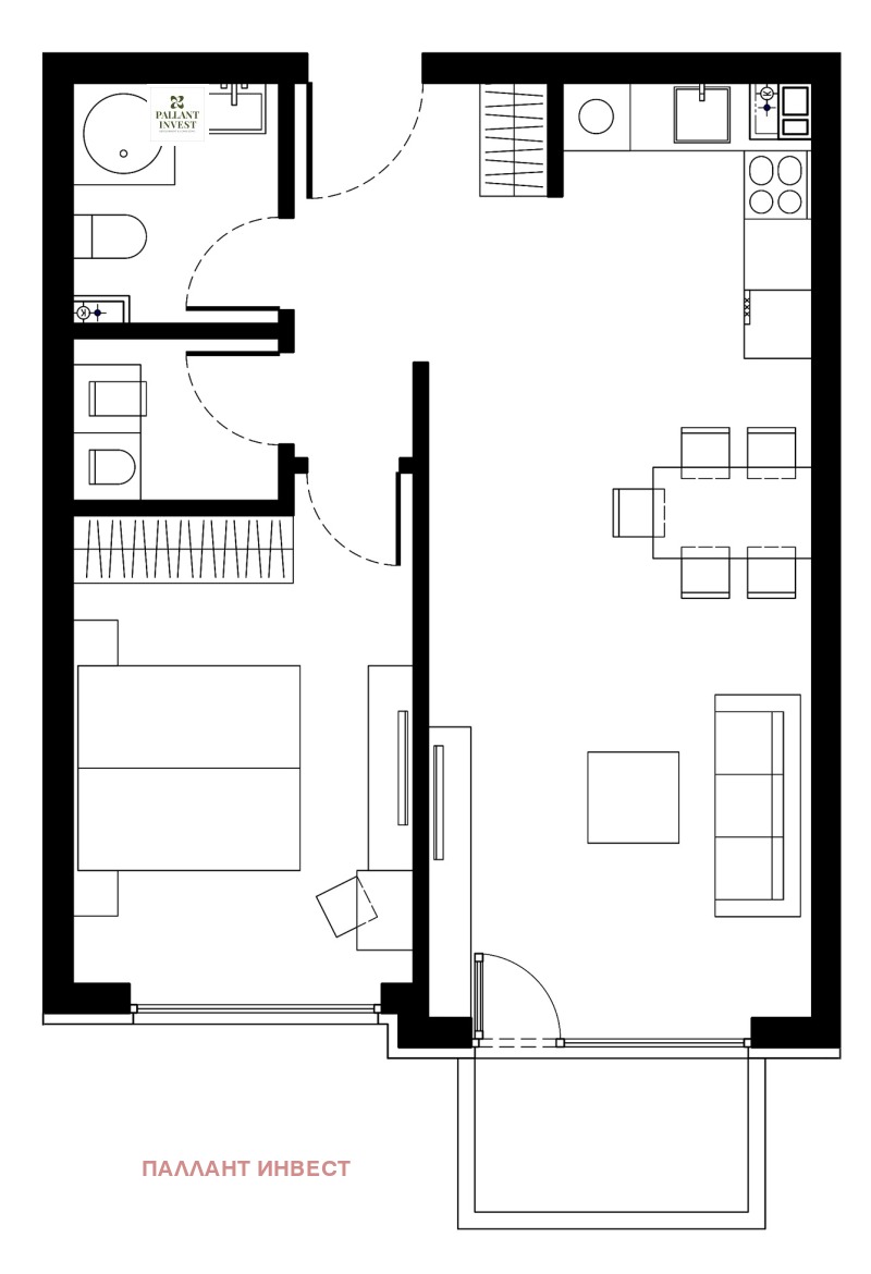 Продава 2-СТАЕН, гр. София, Малинова долина, снимка 1 - Aпартаменти - 47496729