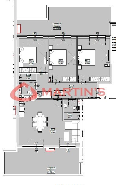 На продаж  3 кімнатна София , Витоша , 193 кв.м | 17539455 - зображення [7]