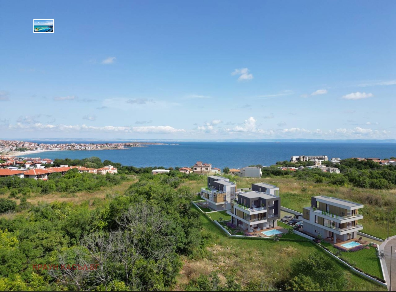 Продава ПАРЦЕЛ, гр. Созопол, област Бургас, снимка 2 - Парцели - 54117793