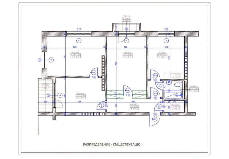 Na prodej  2 ložnice Ruse , Centralen južen rajon , 90 m2 | 71011124 - obraz [3]