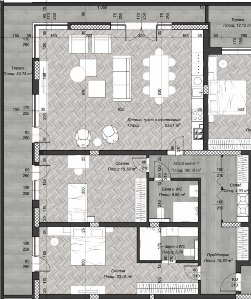 Продава 3-СТАЕН, гр. София, Център, снимка 3 - Апартаменти - 52392251