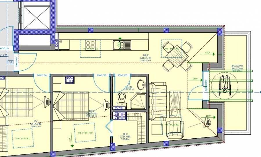 Продава 3-СТАЕН, гр. София, Хаджи Димитър, снимка 3 - Апартаменти - 54125778