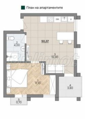 À venda  1 quarto Varna , k.k. Tchaika , 51 m² | 75788770 - imagem [2]