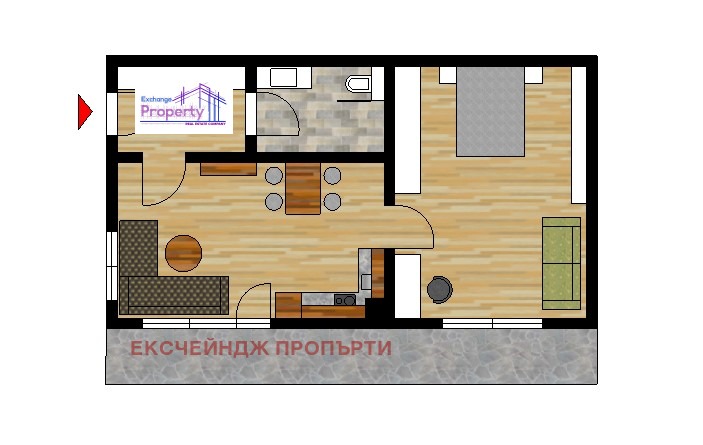 Eladó  1 hálószoba Sofia , Ovcsa kupel , 82 négyzetméter | 22271904