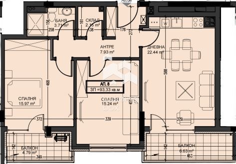 Продава 3-СТАЕН, гр. София, Горна баня, снимка 17 - Апартаменти - 56213332