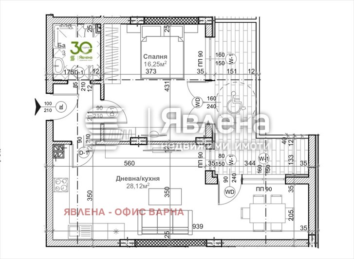 Продава 2-СТАЕН, гр. Варна, Левски 1, снимка 10 - Апартаменти - 55659284