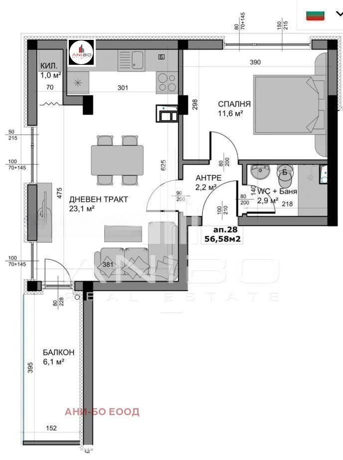 Продава 2-СТАЕН, гр. Варна, Владислав Варненчик 1, снимка 3 - Апартаменти - 56203738