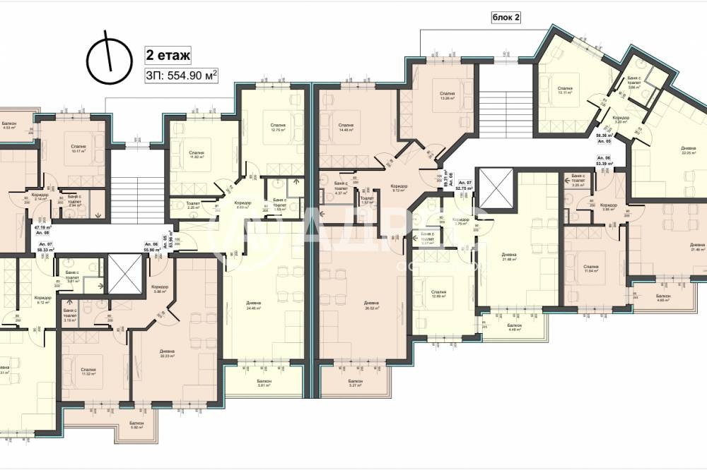 Продава 2-СТАЕН, гр. Варна, Аспарухово, снимка 3 - Апартаменти - 55884304