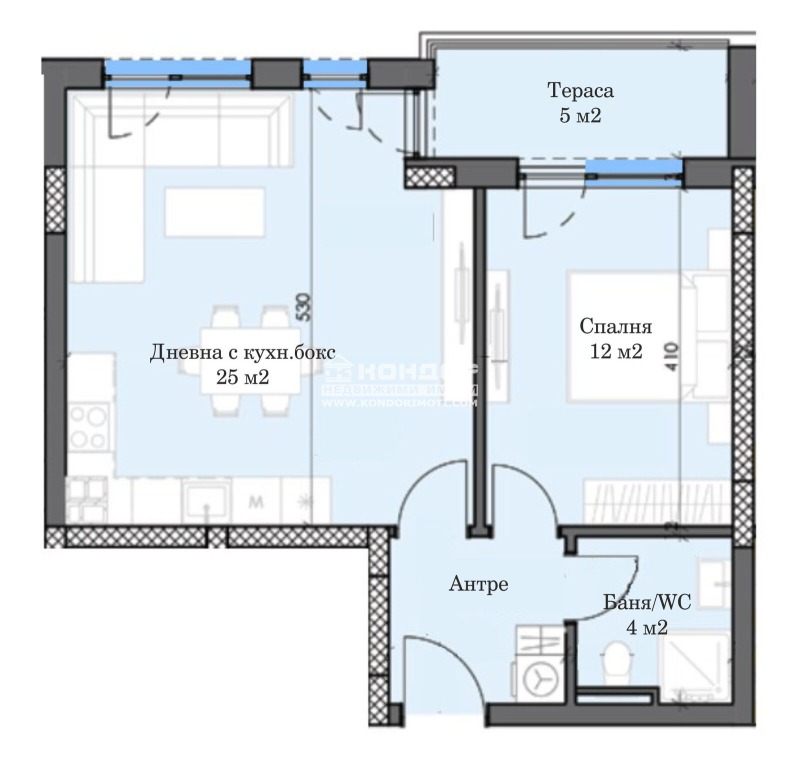 Продава 2-СТАЕН, гр. Пловдив, Тракия, снимка 4 - Aпартаменти - 48237539