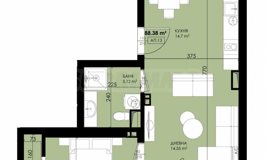 Продава 2-СТАЕН, гр. Созопол, област Бургас, снимка 3 - Апартаменти - 55325947