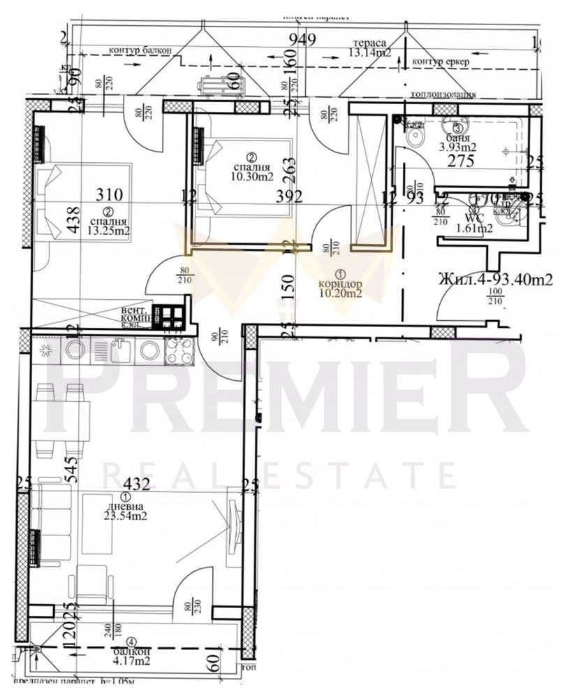 Продава 3-СТАЕН, гр. Варна, Централна поща, снимка 8 - Апартаменти - 54849072