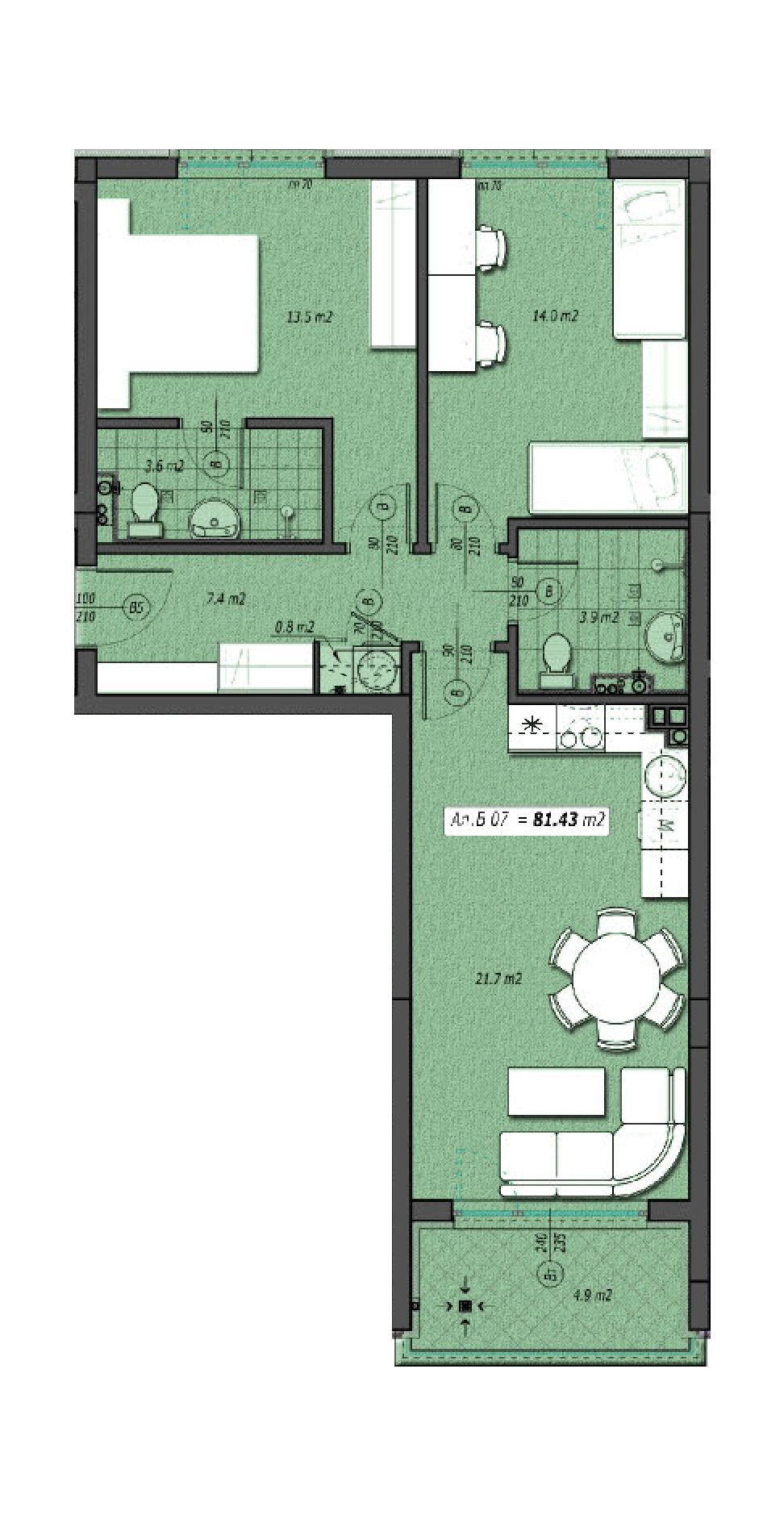 Продава 3-СТАЕН, гр. София, Овча купел 2, снимка 2 - Апартаменти - 55187812