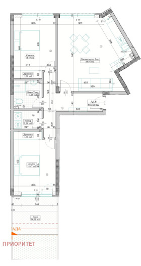 3-стаен град Варна, Виница 5