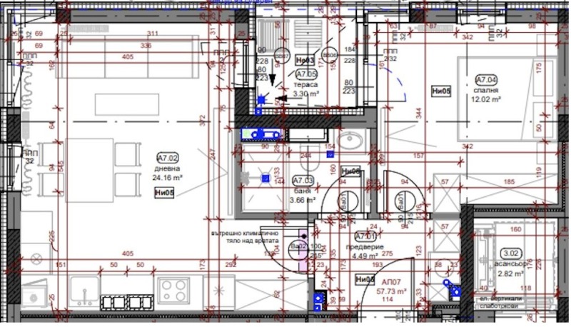 Продава 2-СТАЕН, гр. София, Кръстова вада, снимка 2 - Aпартаменти - 47747592