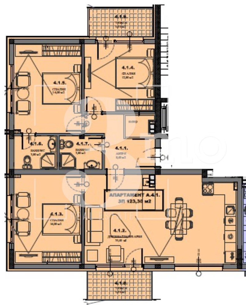 Продава 4-СТАЕН, гр. Елин Пелин, област София област, снимка 9 - Aпартаменти - 47614056