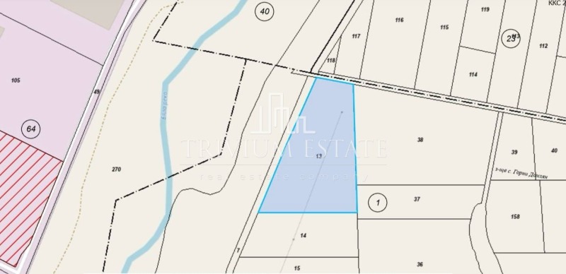 Продава ЗЕМЕДЕЛСКА ЗЕМЯ, с. Горни Домлян, област Пловдив