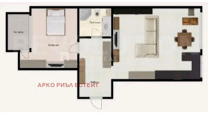 Продава 2-СТАЕН, гр. София, Център, снимка 5 - Апартаменти - 56706680