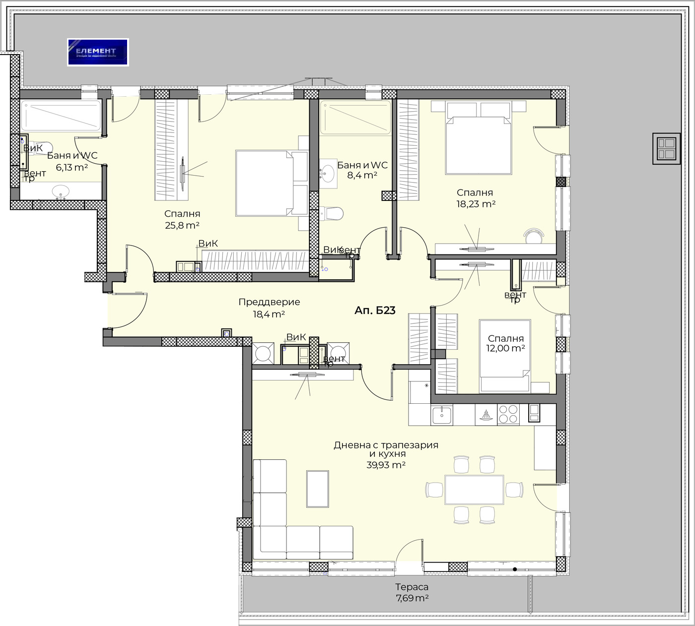 Продава 4-СТАЕН, гр. Пловдив, Въстанически, снимка 15 - Апартаменти - 45512007
