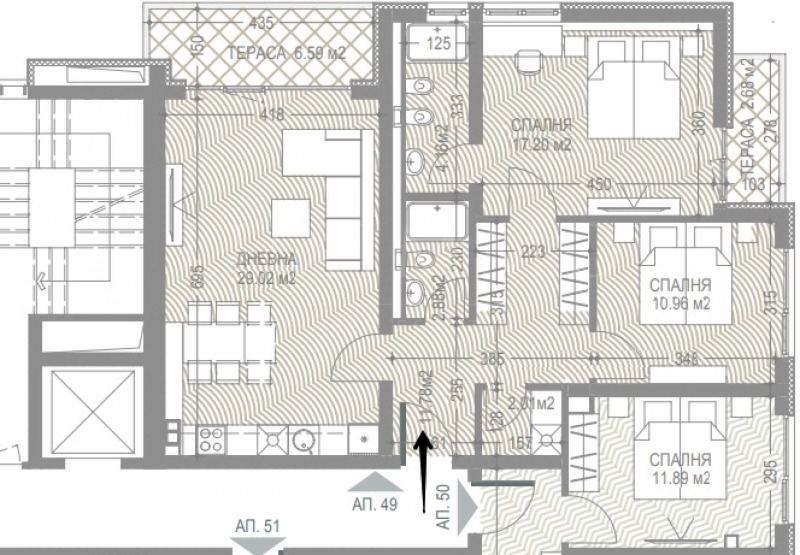 Продава 3-СТАЕН, гр. София, Малинова долина, снимка 16 - Апартаменти - 52195908