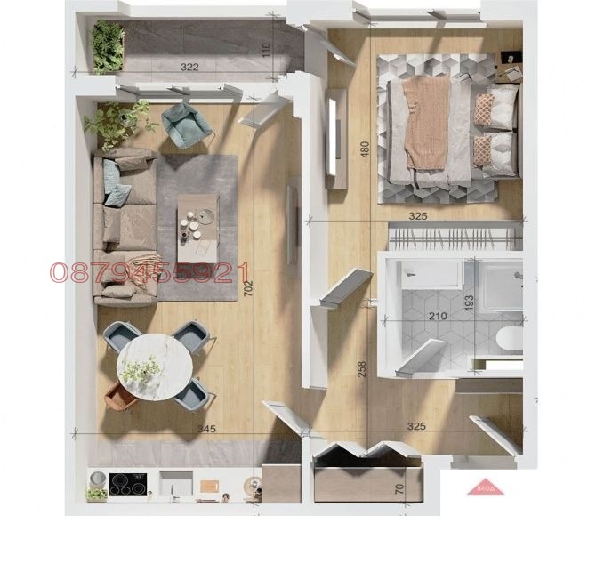 Продава 2-СТАЕН, гр. Пловдив, Тракия