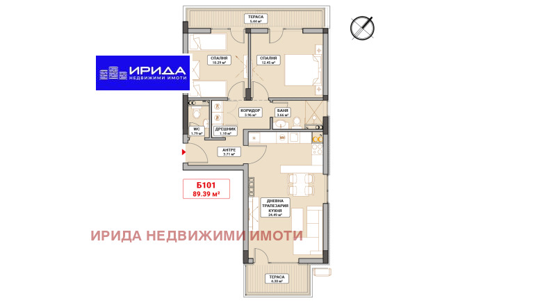 Продава 3-СТАЕН, гр. София, Младост 4, снимка 1 - Aпартаменти - 49261870