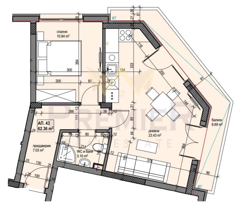 Продава  2-стаен град София , Банишора , 73 кв.м | 79568693