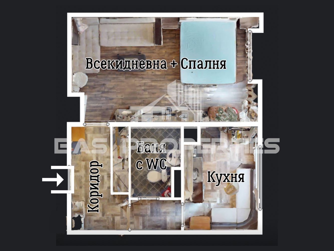 Продава 1-СТАЕН, гр. София, Люлин 7, снимка 16 - Апартаменти - 54135444
