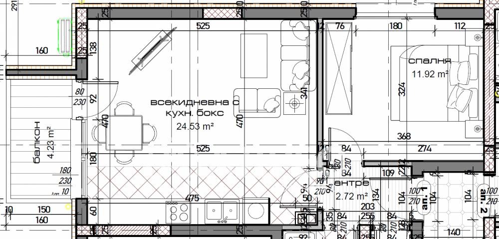 Продава 2-СТАЕН, гр. Варна, Младост 1