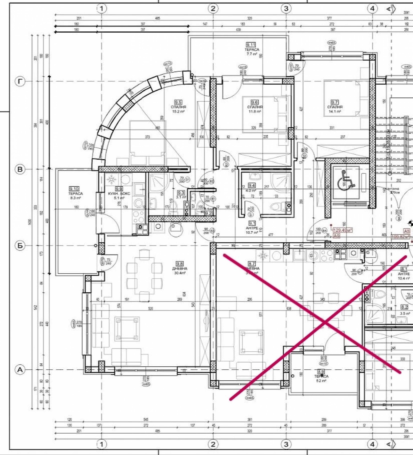 Продава 4-СТАЕН, гр. София, Малинова долина, снимка 8 - Апартаменти - 54946187