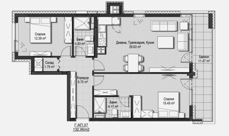 Продава 3-СТАЕН, гр. София, Кръстова вада, снимка 3 - Апартаменти - 52275297