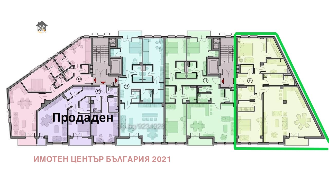 Продава 3-СТАЕН, гр. София, Манастирски ливади, снимка 2 - Апартаменти - 50531280