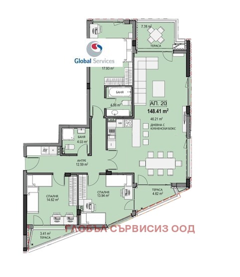 Продается  2 спальни София , Бояна , 173 кв.м | 85873045